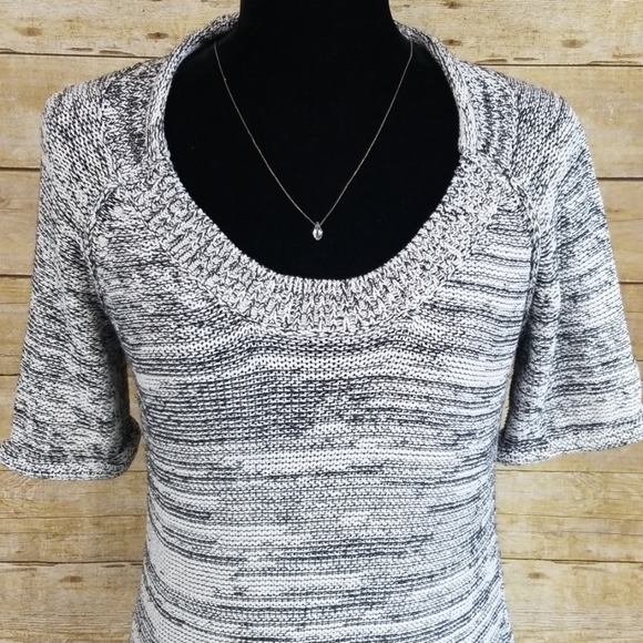 Cabi 973 Marled Pullover Short Sleeve Sweater - Picture 3 of 7